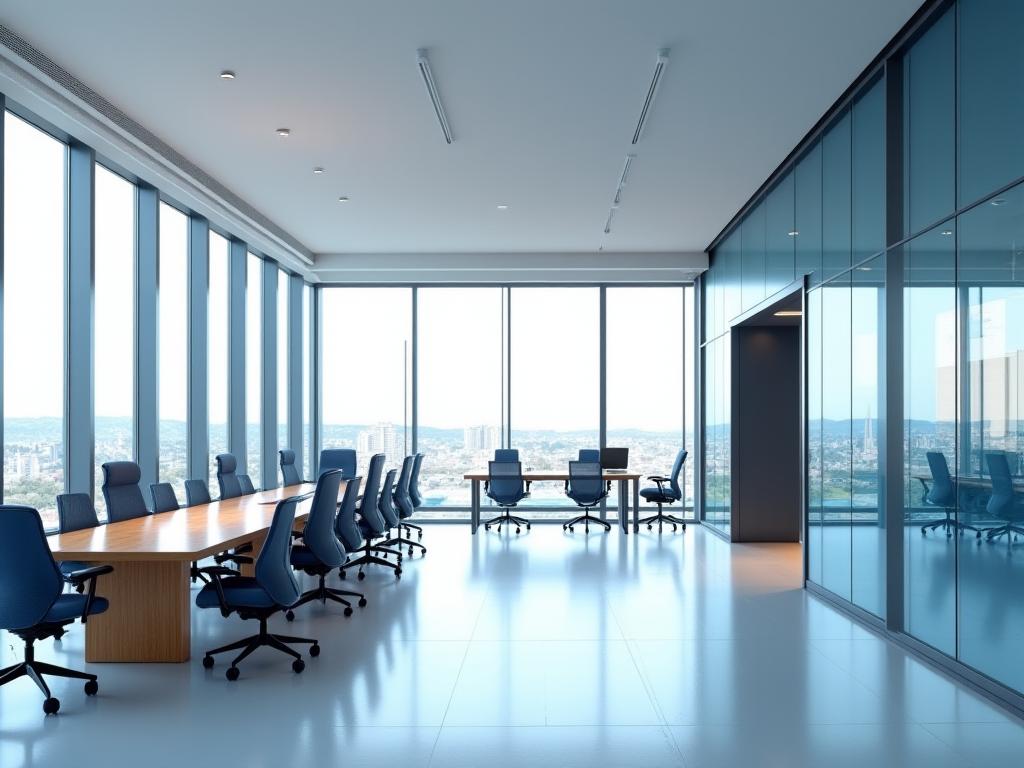 Oficinas modernas en el puerto de Málaga
